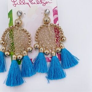 Orecchini Lilly Pulitzer Sea Dreamer Verde Agave – Nuovi Con Etichetta, Oro $58 - Foto 3